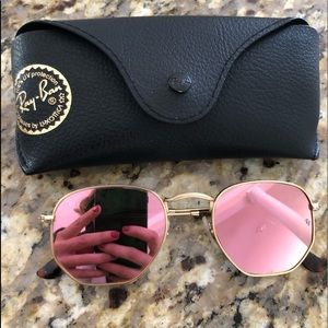 Ray-Ban hexagonal flat lenses